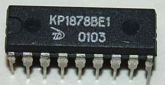Микроконтроллер RISC 8р (1kx16 EEPROM, 128x8 ОЗУ, 8 МГц) кр1878ве1-Ангстрем-0103