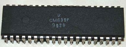 СМ630 Универсальный микропроцессор 8 разрядов MOS 6502 CM630P 1990/20