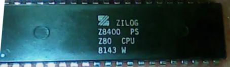 Zilog Z8400 PS Z80 CPU - процессор z80