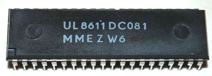 U8611 Микроконтроллер 8ми разрядный Z8682 UL8611DC081MME Z6