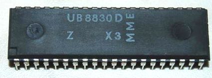 U8830 Микроконтроллер 8 разрядов Z8671 UB8830D MME X3 (03/1989) UB=8MHz, UC=5MHz, UD=3.6MHz Внутреннее ПЗУ 2k с Бейсиком