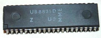 U8831 Микроконтроллер 8 разрядная Z8671 UB8831D MME U3 (03/1986) power down версия U8830