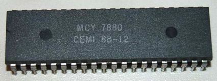 Польша MCY7880 Универсальный микропроцессор 8р i8080 MCY7880 CEMI 1988/12