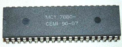 Польша MCY7880 Универсальный микропроцессор 8 разрядов i8080 MCY7880 CEMI 1990/07
