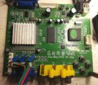 Конвертер CGA->VGA строк 5 версии 9800 на ЖК монитор Орион 128 к монитору LCD