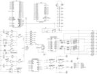 Схема платы для сборки тестера процессора Z80 вариант 2 
