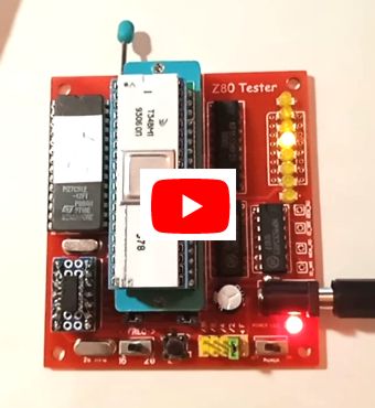 Проверка z80 тестером процессоров -2 й вариант купить плату