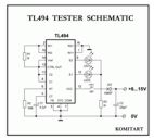 Плата тестера микросхем TL494 кр1114еу1 кр1114еу4 сборка