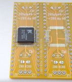 Плата переходник Z80 QFP44 на Z80 дип40