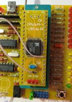 Плата переходник Z80 QFP44 на Z80 дип40
