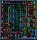 Плата для сборки тестера процессора Z80 вариант 4