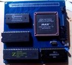 Плата миникомпьютера на z80 для проверки z80